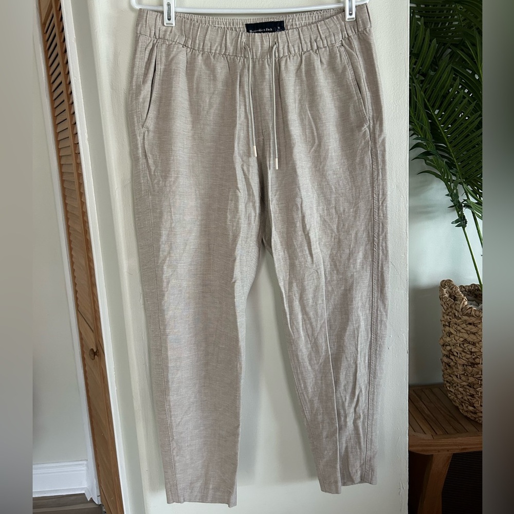 Linen jogger